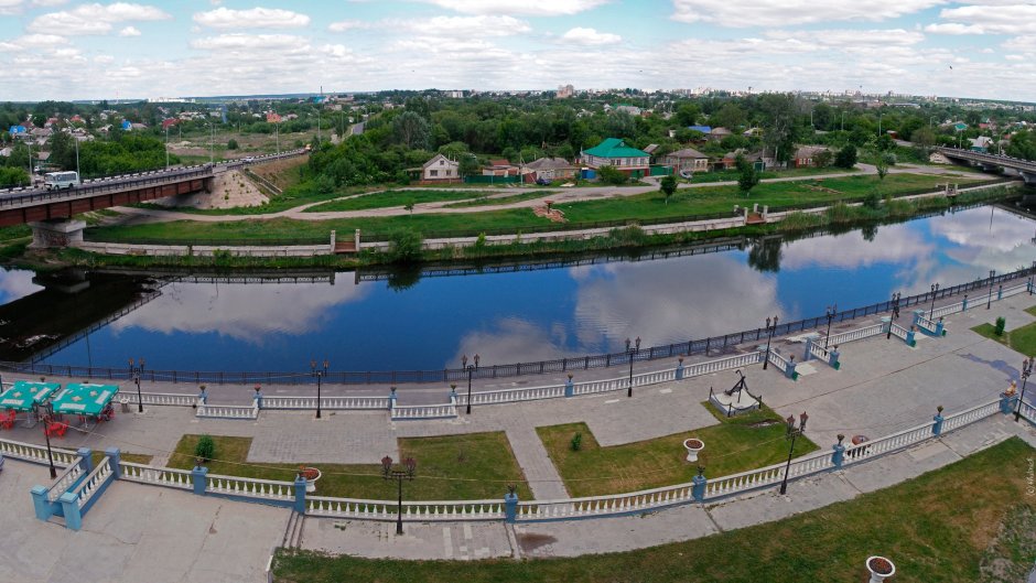 Набережная реки Оскол