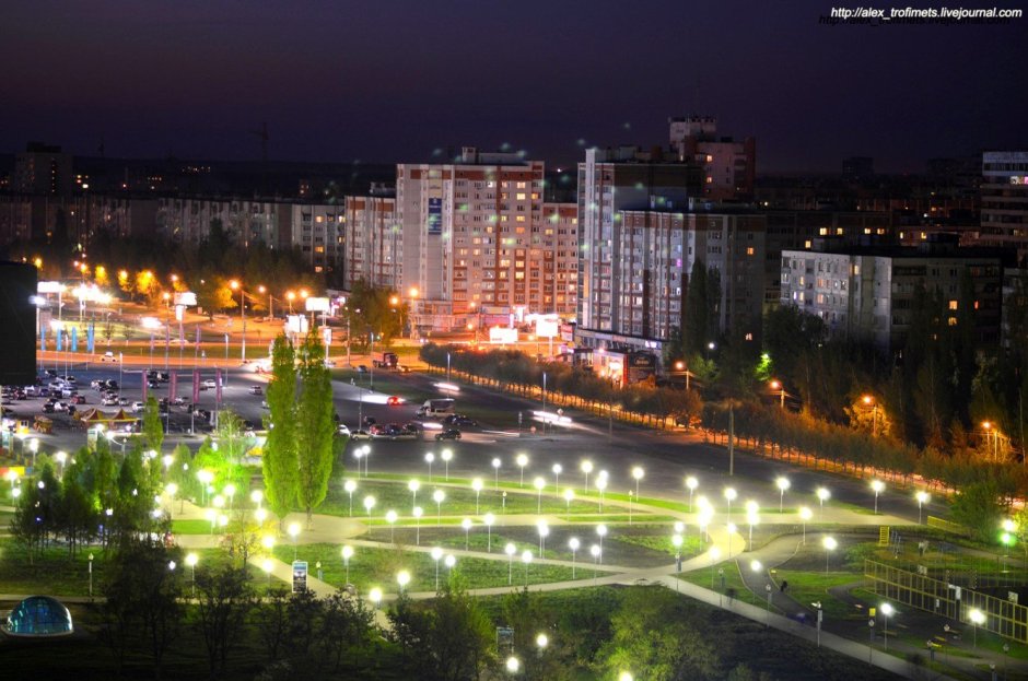 Ночной старый Оскол