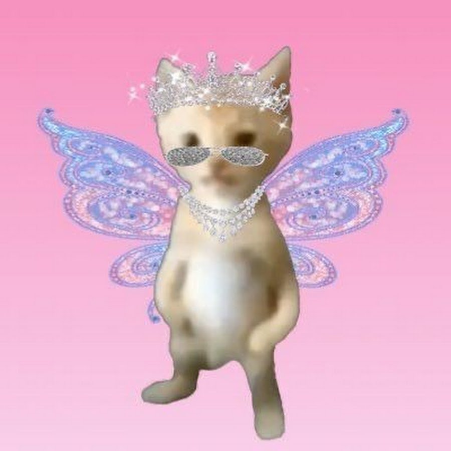 Котик с крылышками феи