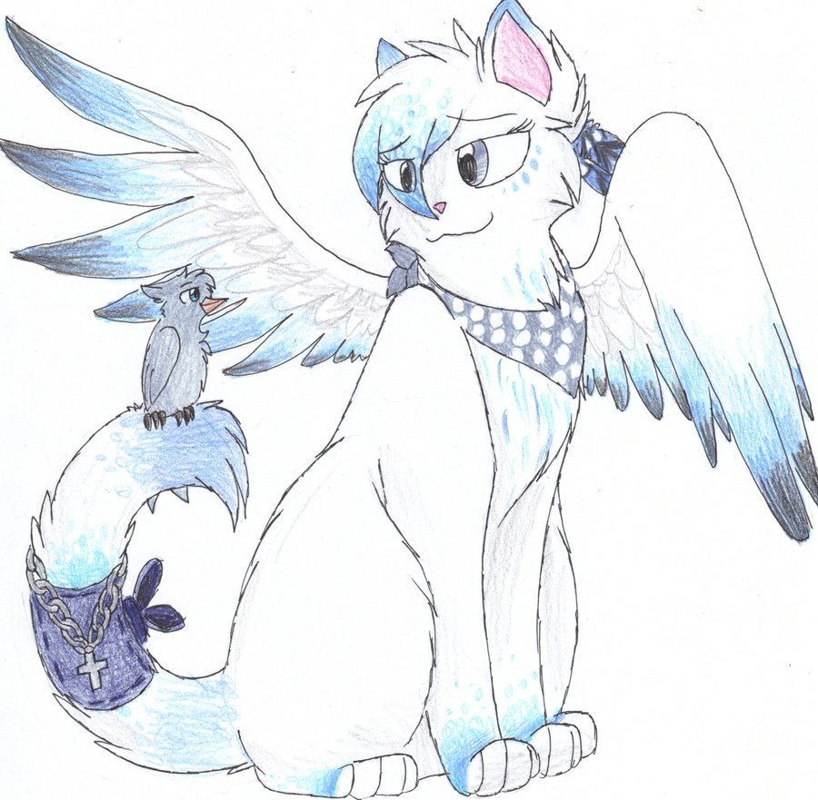 Коты Воители лайн с крыльями