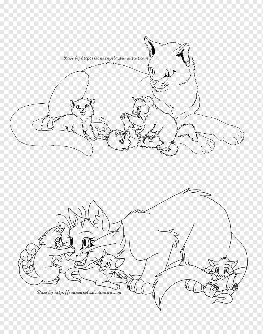 Коты Воители лайны семья