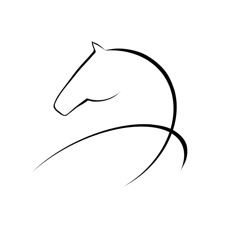 Морда лошади в профиль рисунок