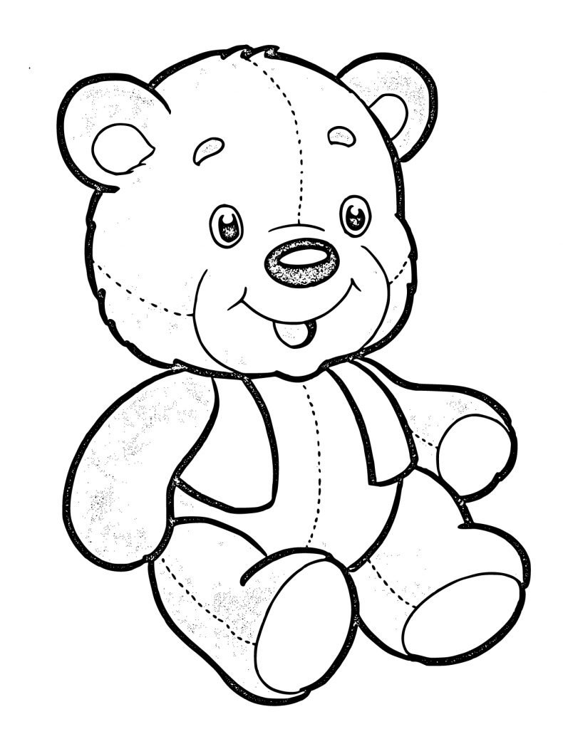 Раскраска "мишки"