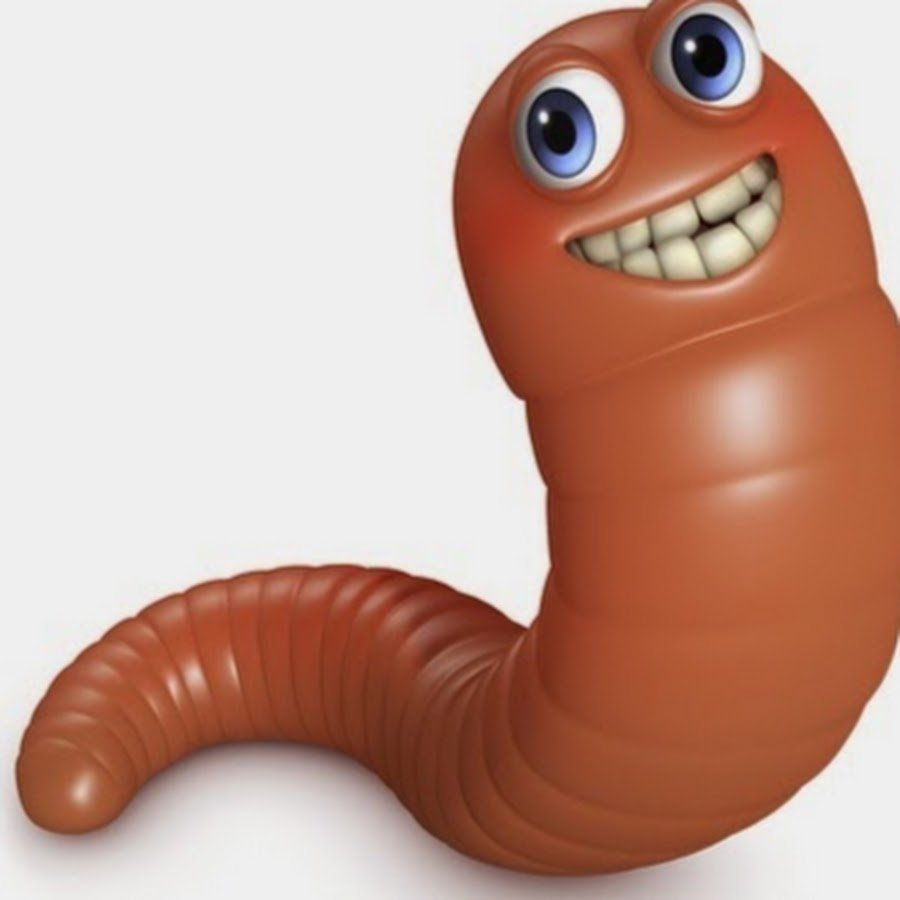 Веселый червячок