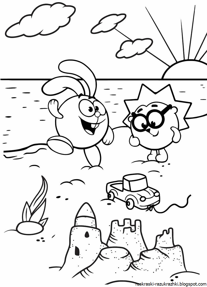 Раскраска «Смешарики»