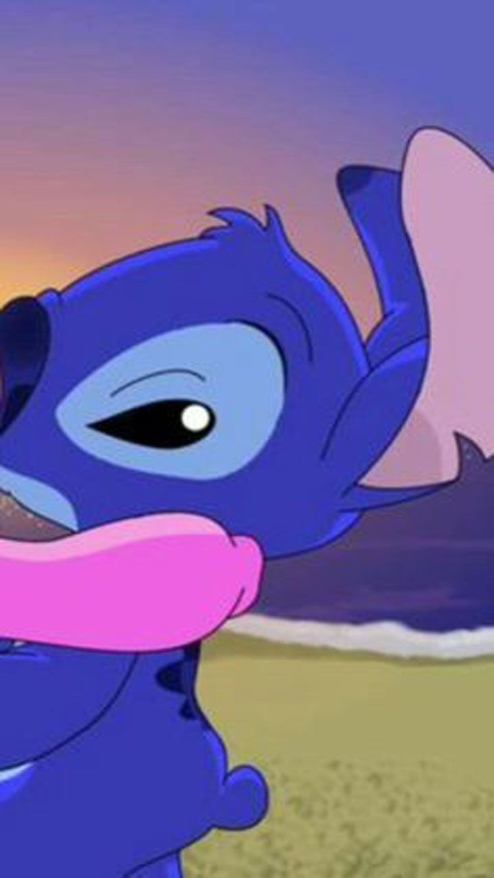 Стич розовый и синий