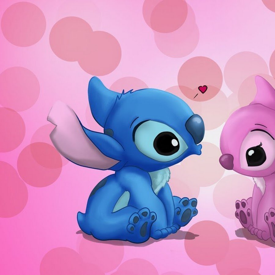 Голубой Стич и синий