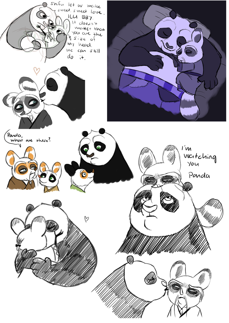 Мастер Шифу и Панда слэш