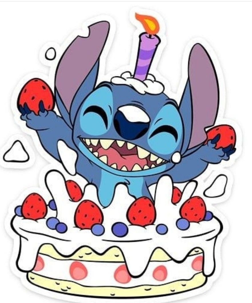 Стич картинка на торт