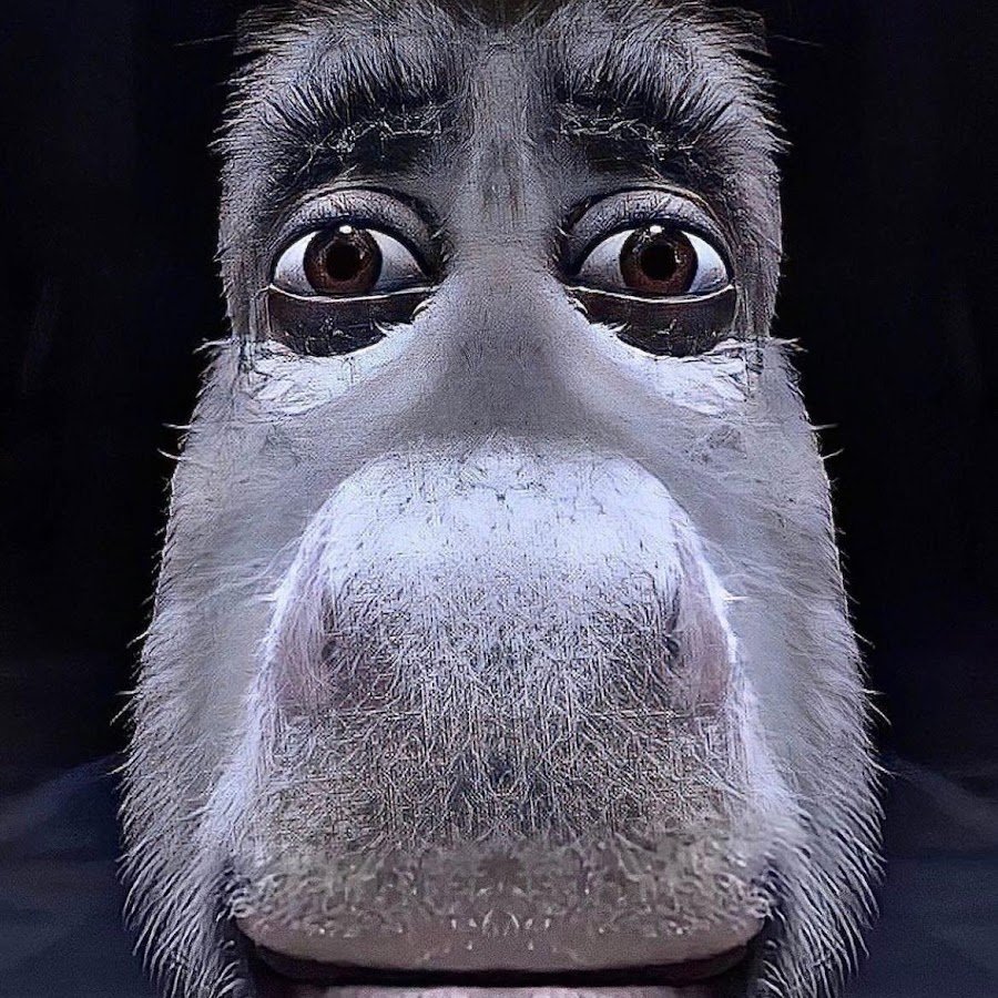 Грустный осел из шрека