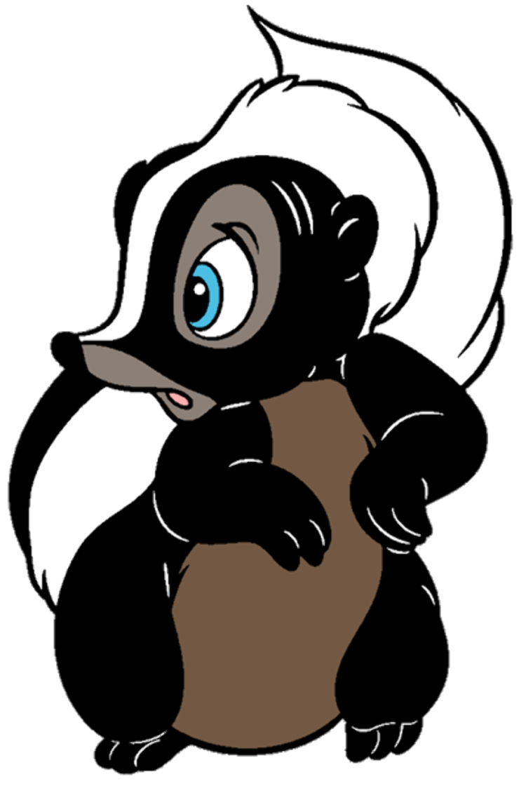 Белоснежка со скунсом