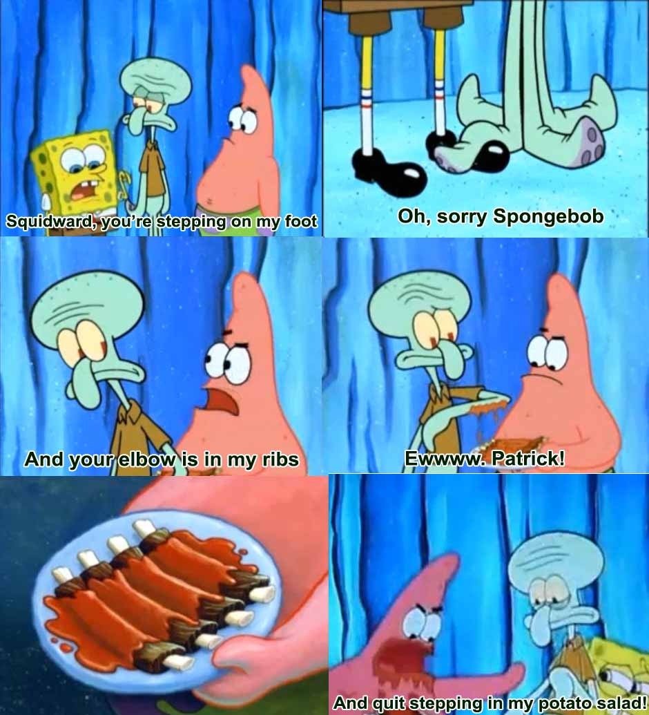 Spongebob Squidward Kiss