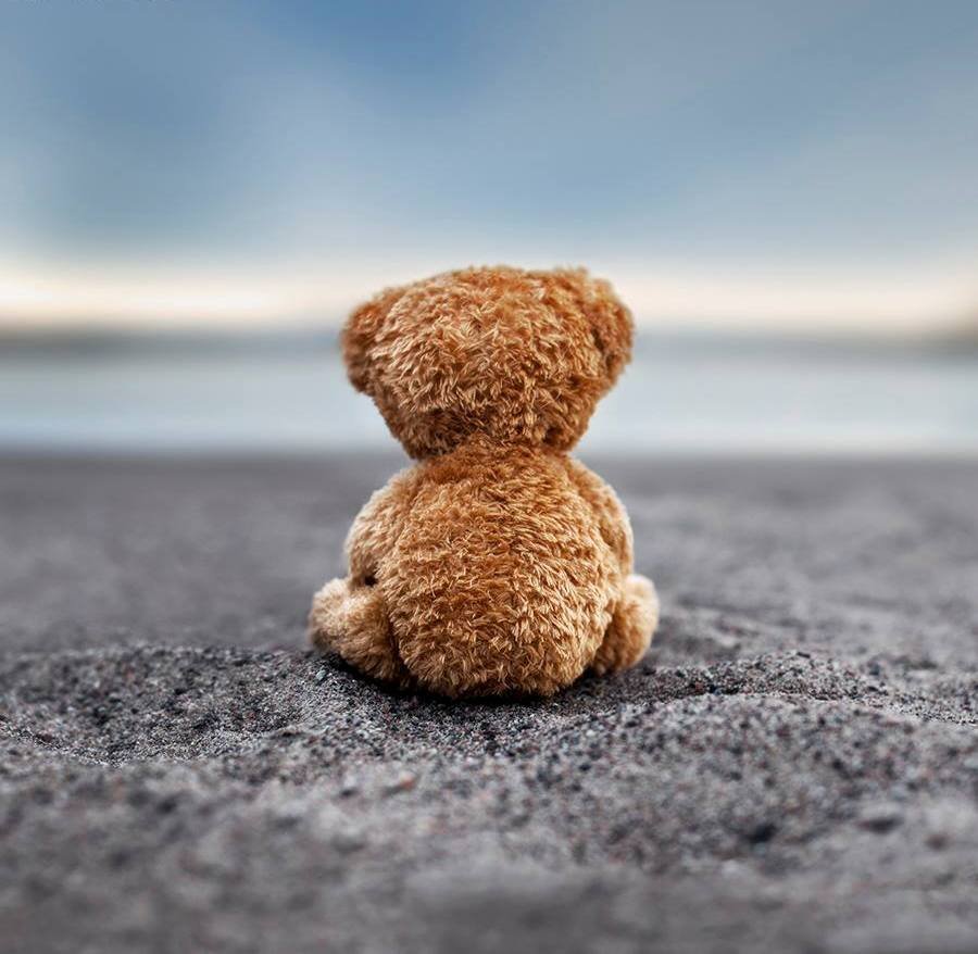 Грустный мишка