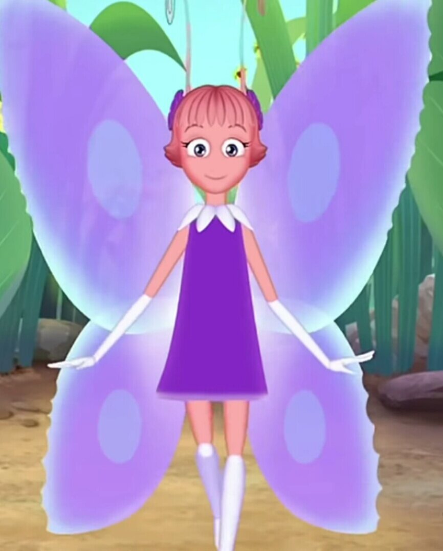 Бабочка Элина из мультика Лунтик