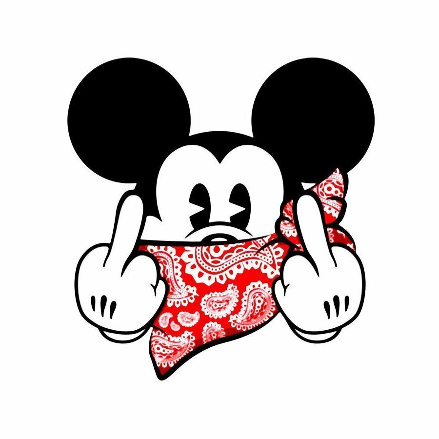 Наклейки Мики Маус на одежду