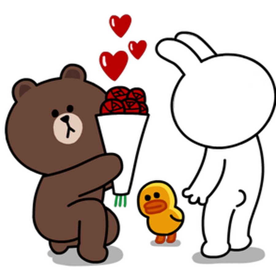 Мишка и Зайка Стикеры