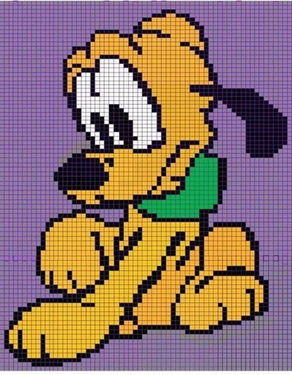 Пиксельные рисунки для вязания