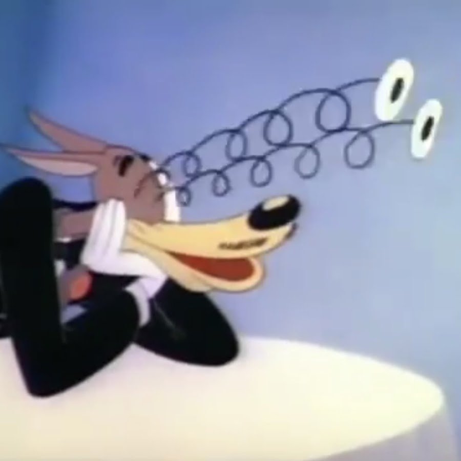 Влюбленный волк с кролика Роджера