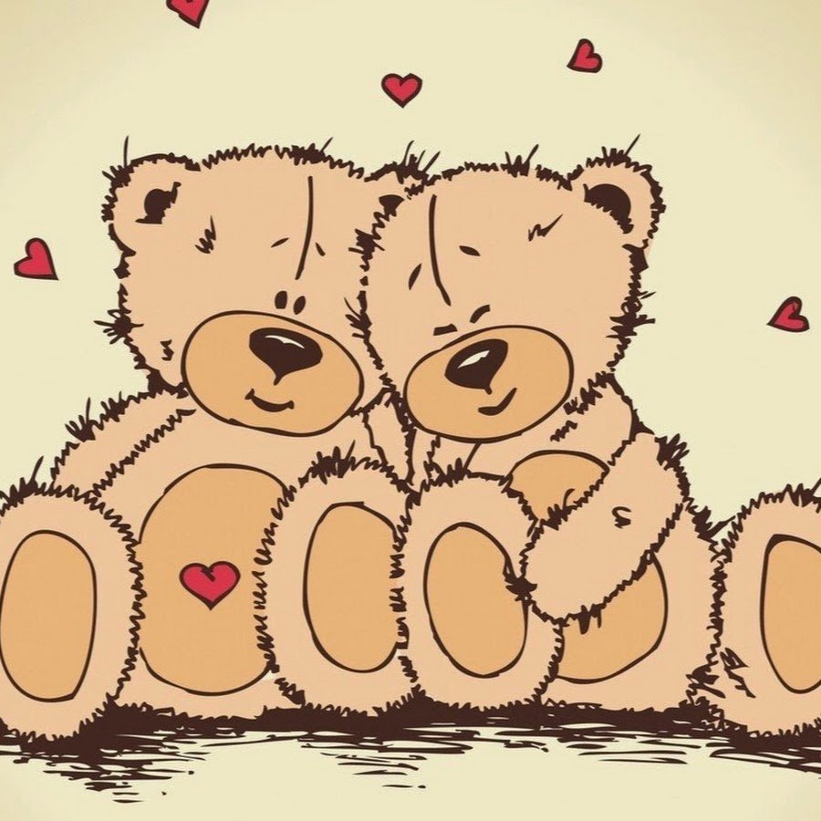 Влюбленные мишки