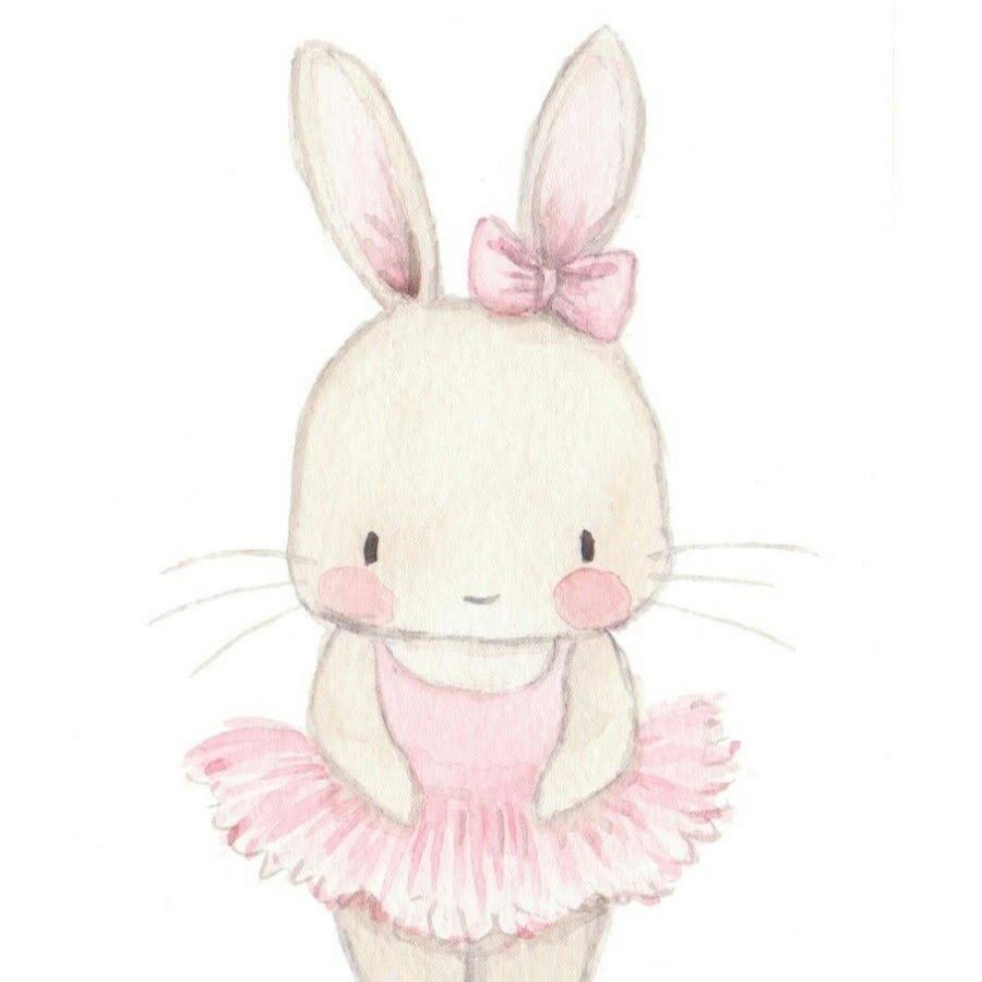 Зайчиха с зайчонком рисунок