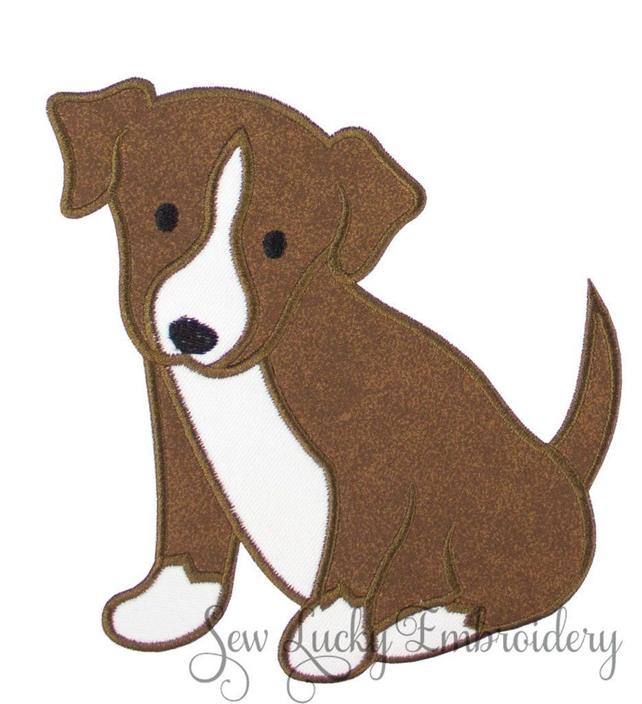 Аппликация собачка