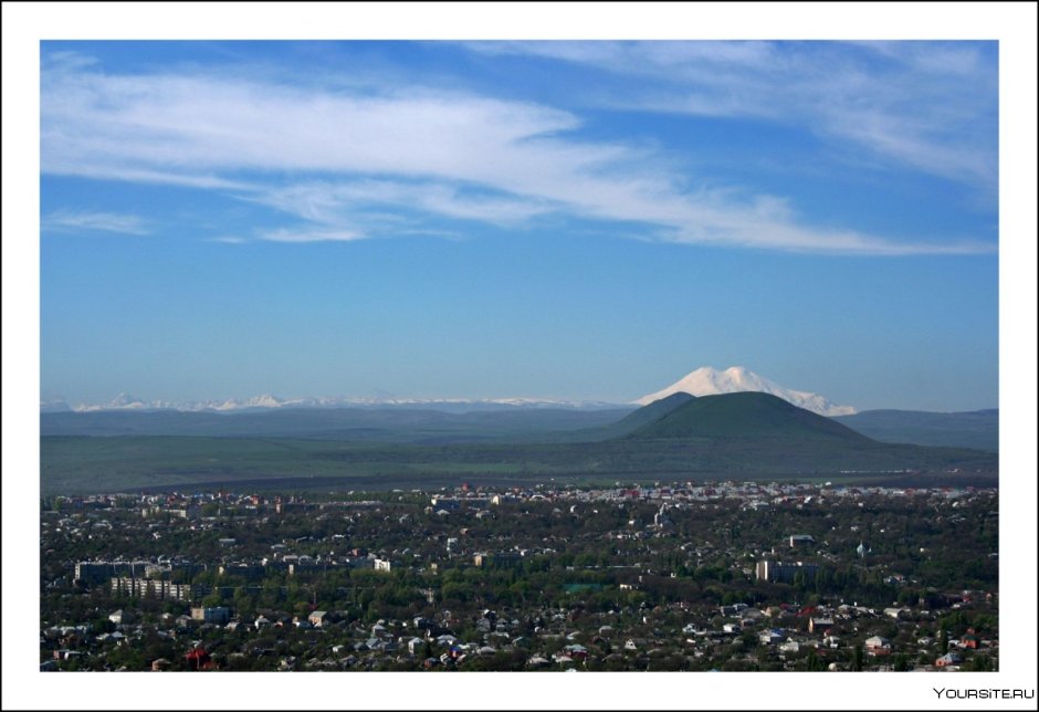 Пятигорск вид на Эльбрус с горы Машук