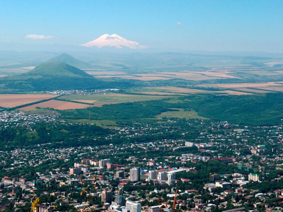 Пятигорск вид на Эльбрус с горы Машук