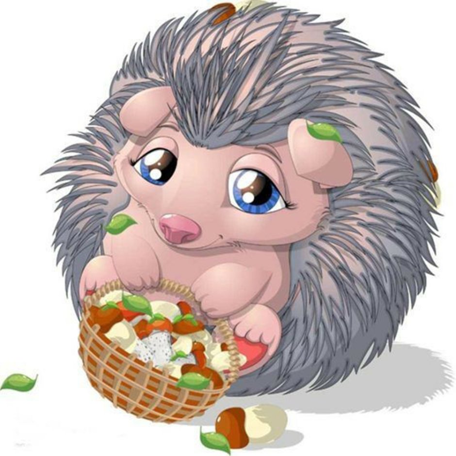 Ежик мультяшный