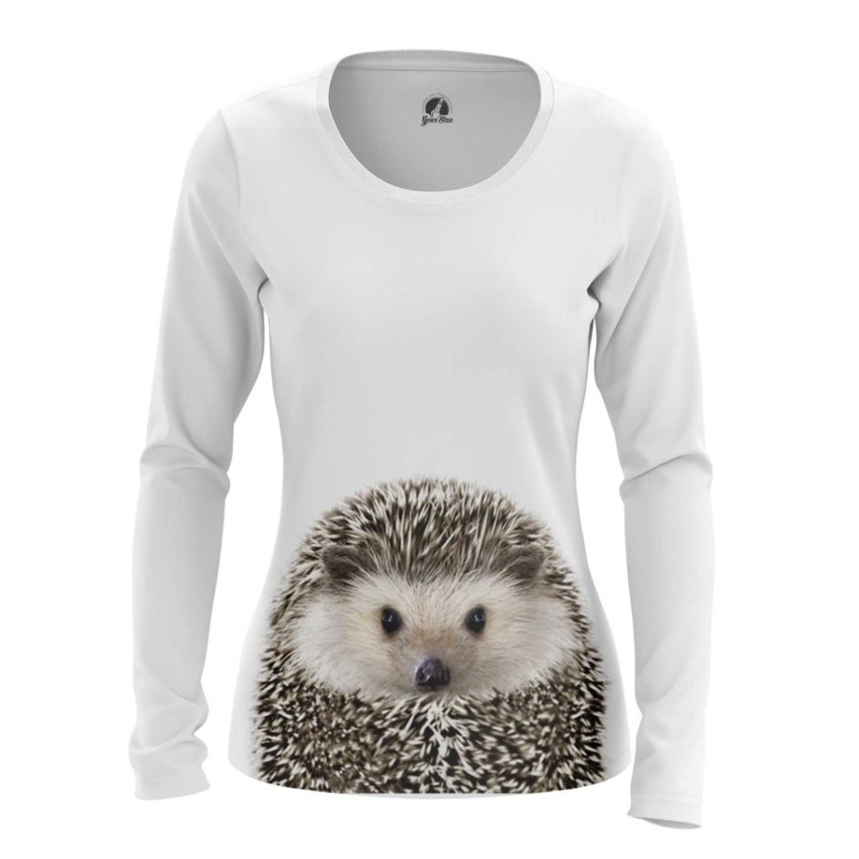 Женская футболка Ёжик