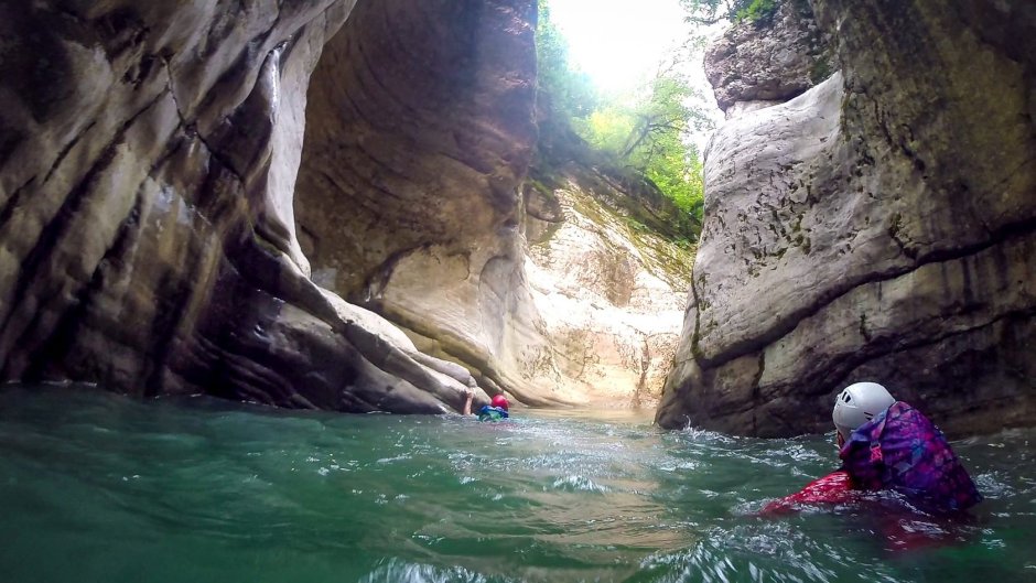 Каньон Псахо Сочи белые скалы