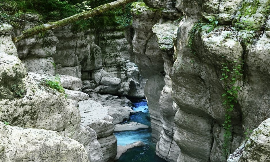 Каньон белые скалы Сочи