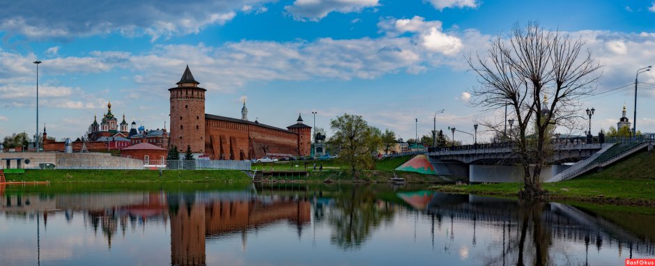 Вид на Коломенский Кремль г Коломна