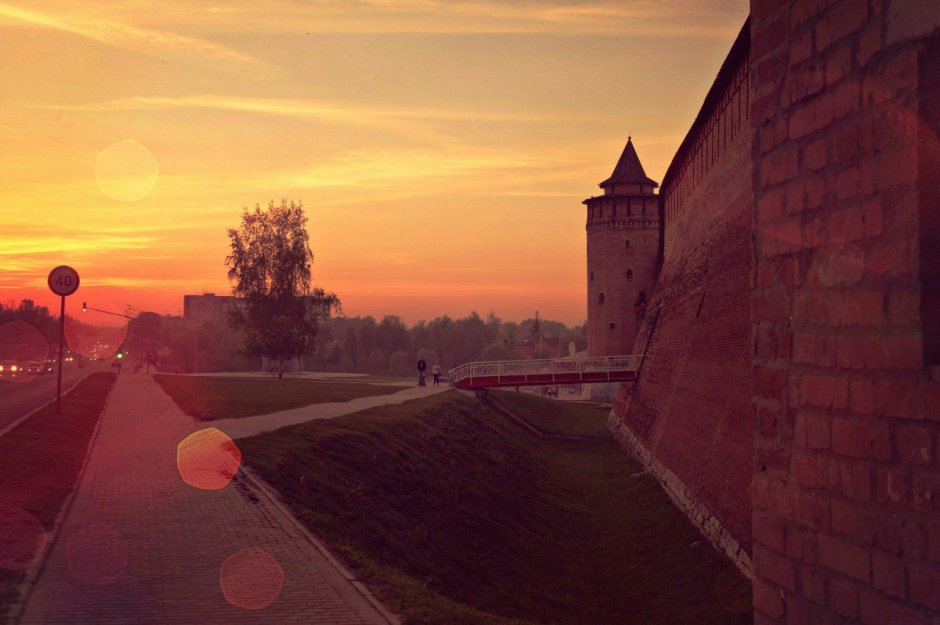 Закат в Коломне