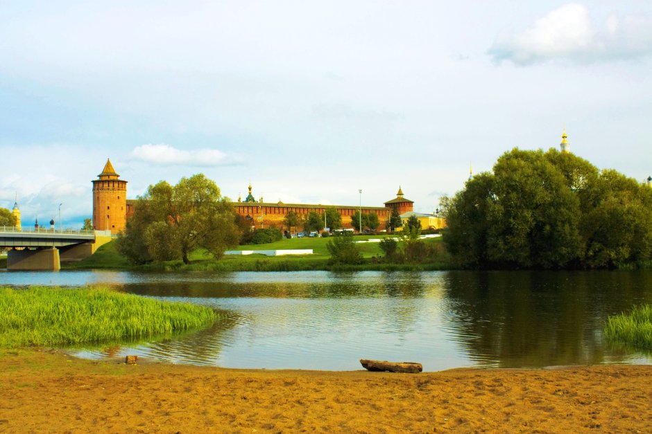 Река Коломенка в Коломне