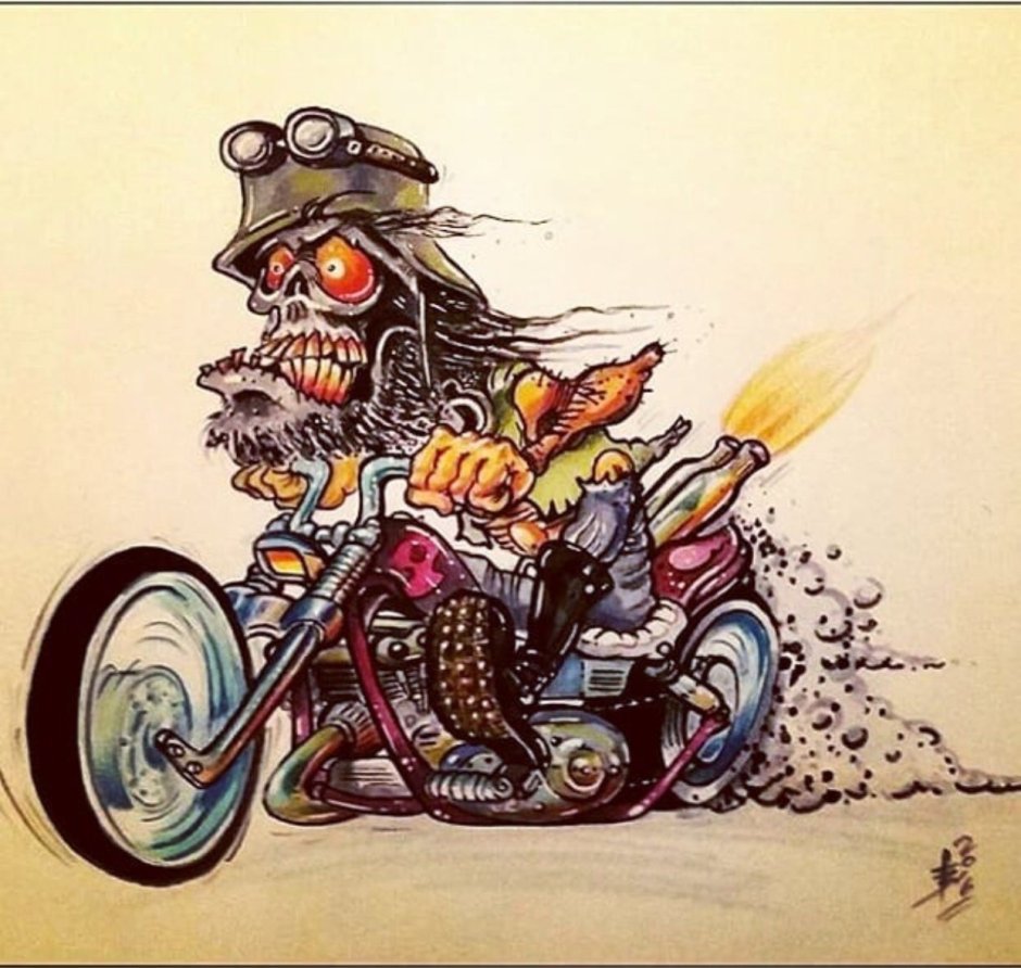 Бешеный байкер