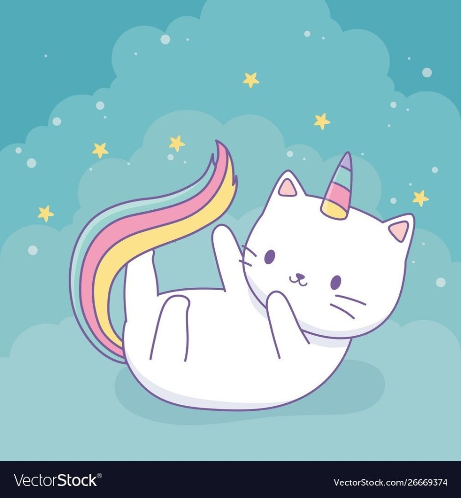 Кошка Единорог