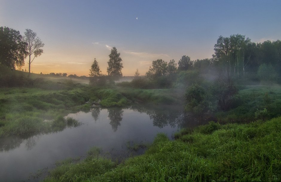 Река Мокша Мордовия пейзаж
