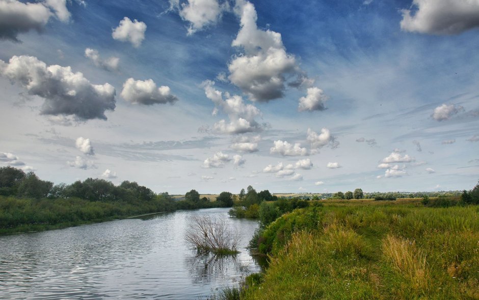 Река Мокша Мордовия пейзаж