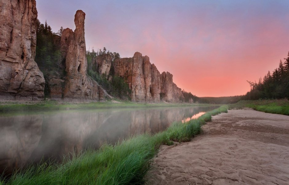 Река синяя Якутия