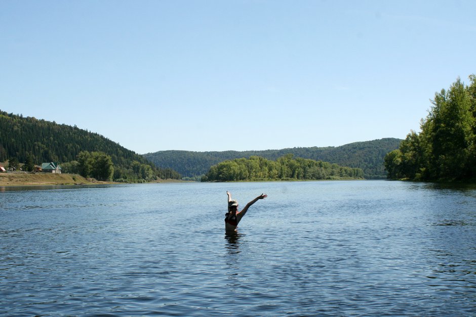 Река уфимка Караидель