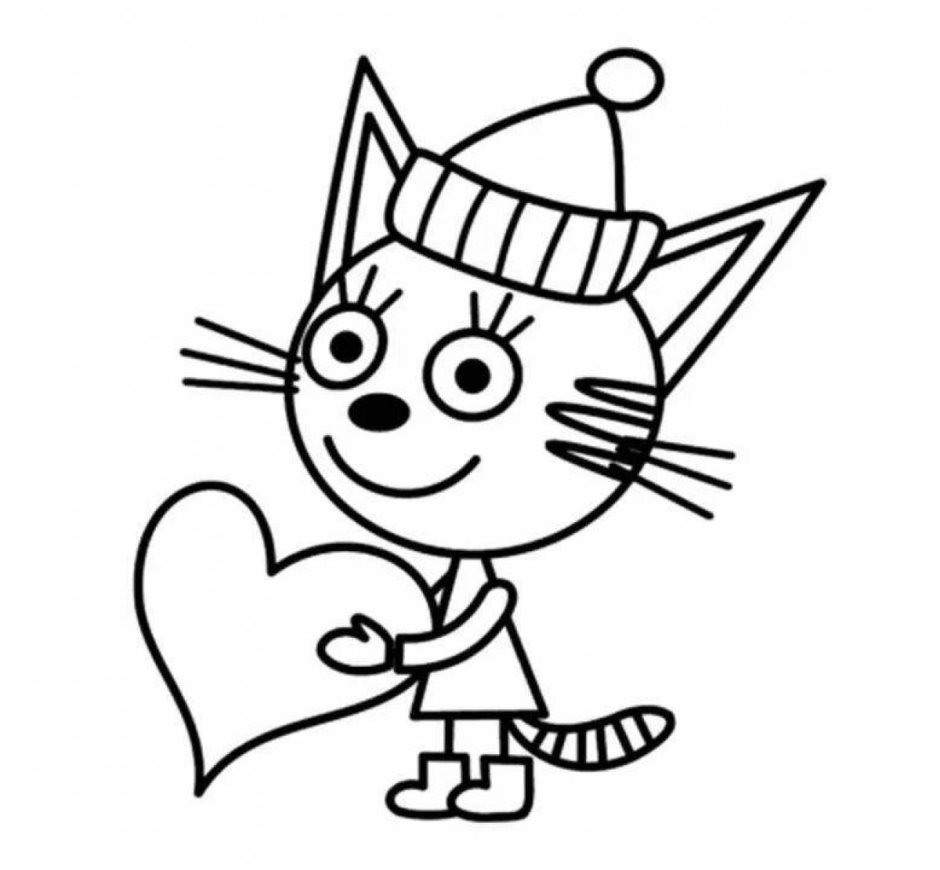 Карамелька раскраска для детей