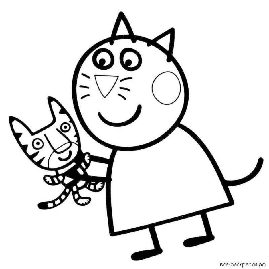 Раскраска лапочка