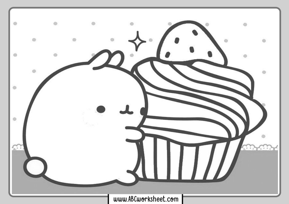 Моланг раскраска