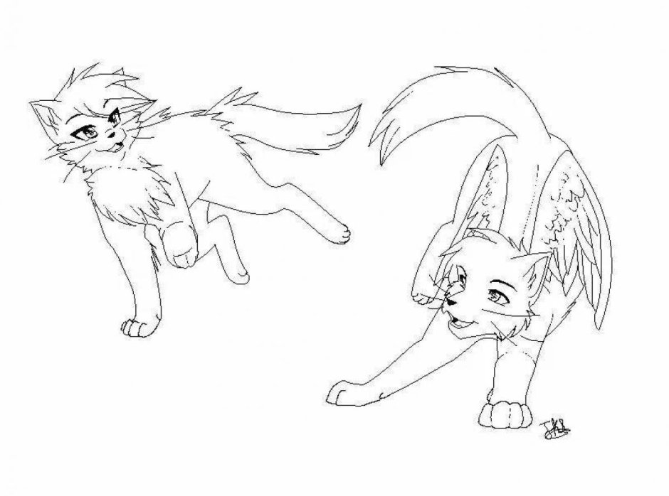 Коты Воители лайны демон