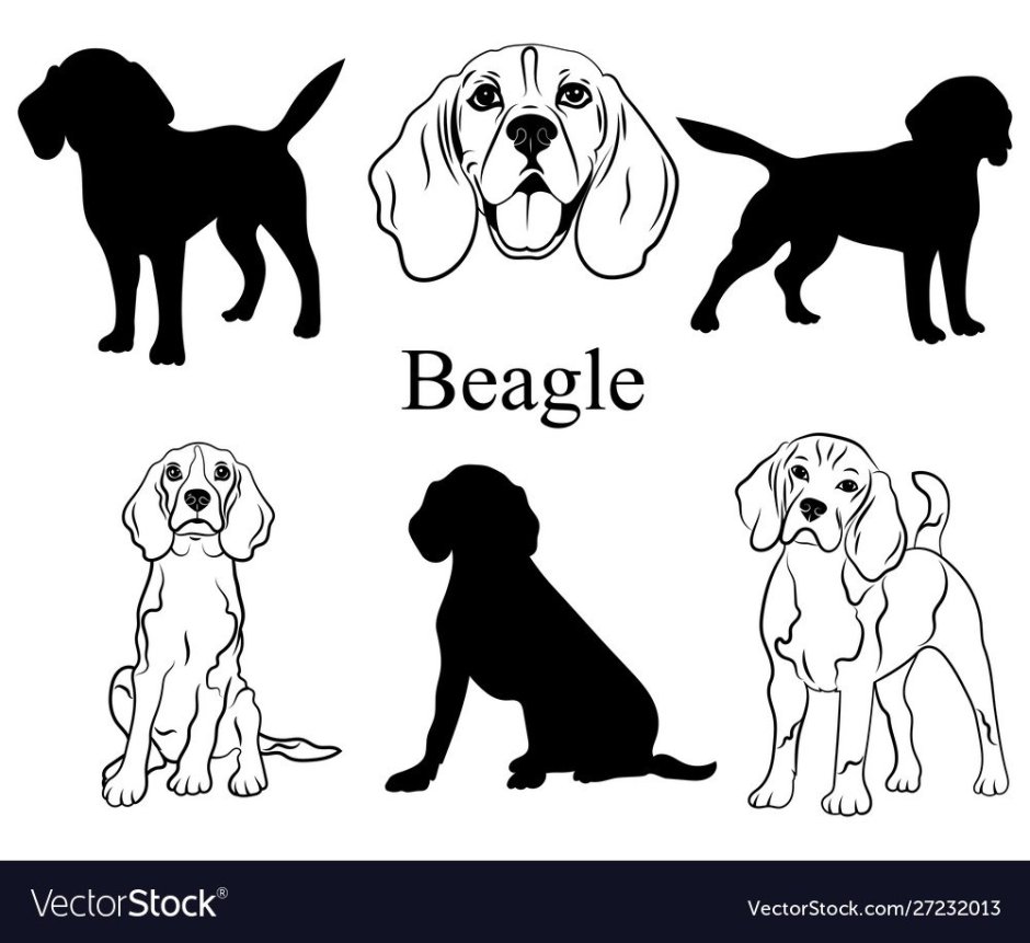 Тату Бигль мультяшный