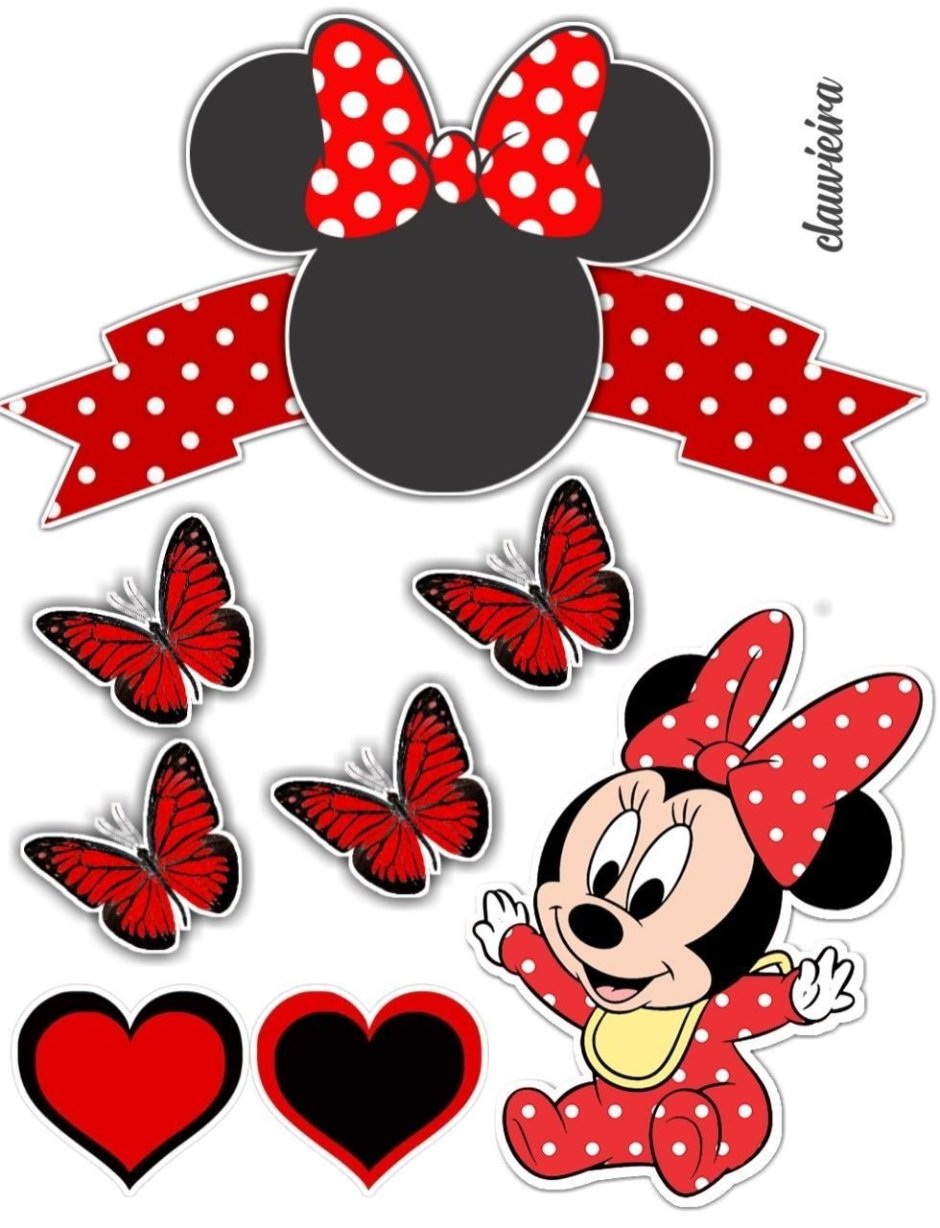 Минни Маус младенец в Красном