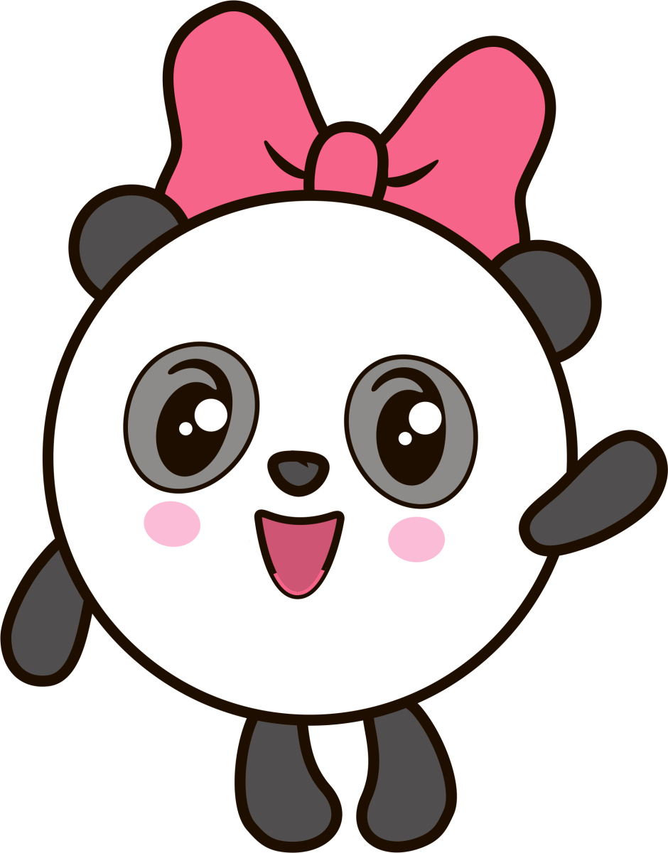 Малышарики Пандочка вектор