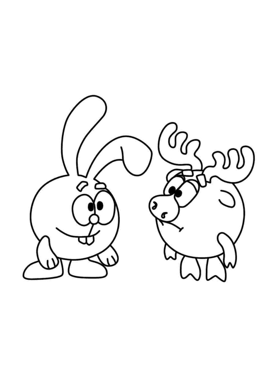 Герои мультфильма Смешарики Крош