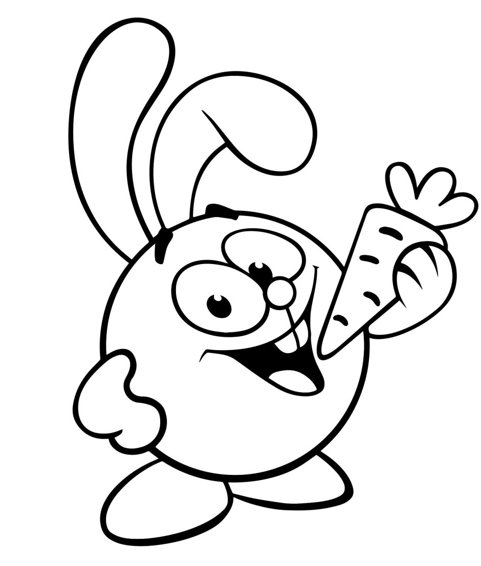 Ёжик и Крош из смешариков