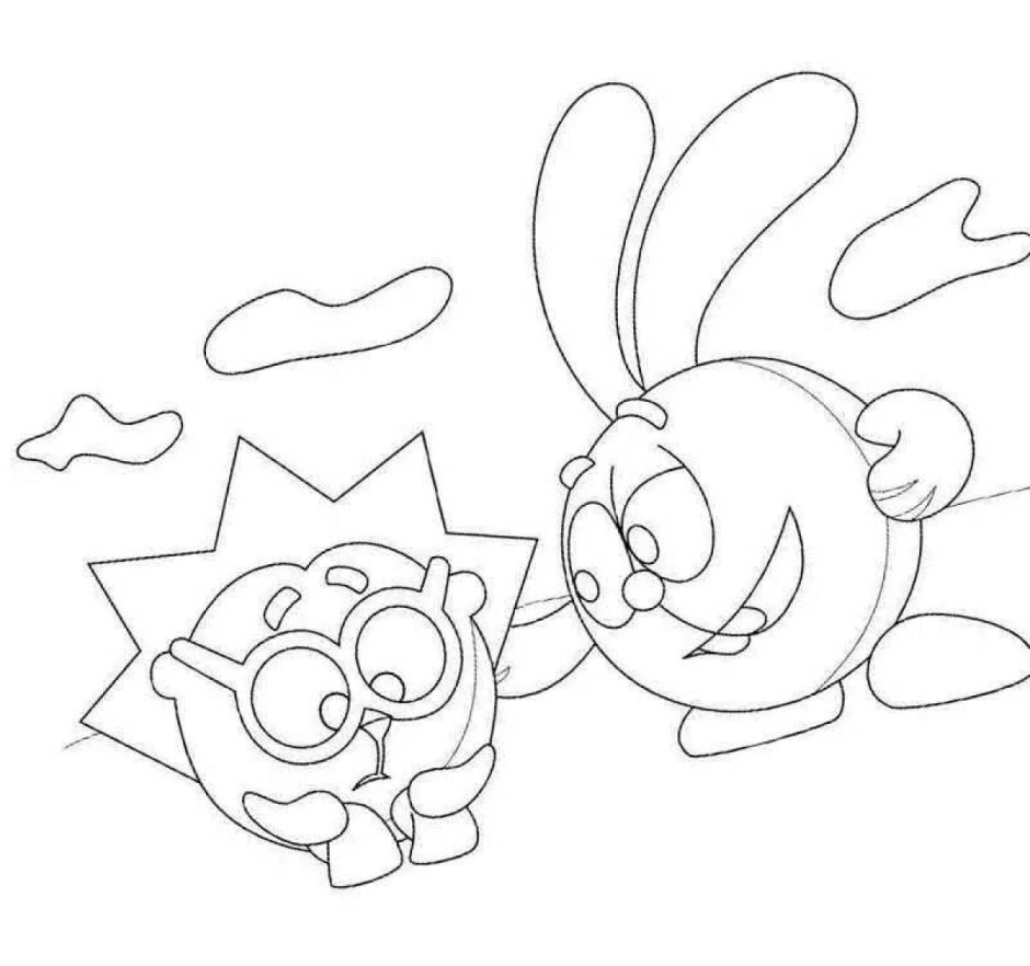 Крош из смешариков рисунок поэтапно